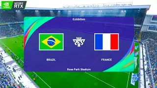 eFootball™ 2025 France vs Brazil Gameplay [PC]