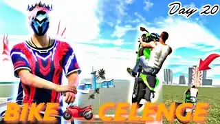 Bike 🏍 celenge Red grill stant hard celenge😱, day 20!