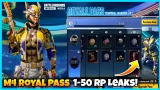 M4 Royal Pass BGMI 💥 1 TO 50 RP REWARDS FULL 💥 M4 ROYAL PASS REWARDS 💥 M4 ROYAL PASS PUBG MOBILE