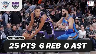 KEEGAN MURRAY vs OKLAHOMA CITY THUNDER | 25 PTS - 6 REB - 0 AST - 3 BLK - 1 STL | 03-26-2025 Highlig