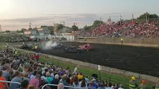Brown county free fair demo old iron 2019 Wednesday