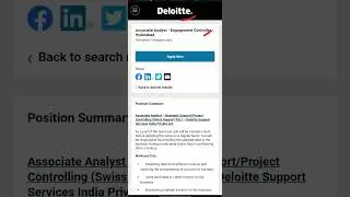 Deloitte is hiring for Associate Analyst #softwarejob #telugujobupdate #panindajobs #freshersjobs