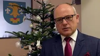 Świąteczno-noworoczne życzenia Starosty Wodzisławskiego Leszka Bizonia - 2019