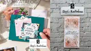 Wunderschönes slimline Karte für besondere Anlässe Hochzeit Geburtstag Stampin‘ Up! Einfach Schön