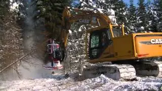 Procesadora de cadenas TIMBERPRO TDS 22 - CASE CX210