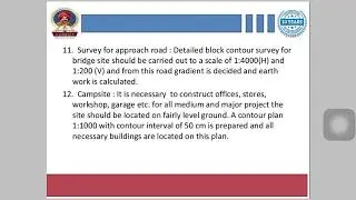 Survey of irrigation project