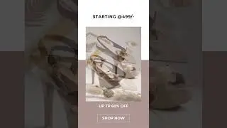 StyleStry's Beige and Cream Collection Footwear | Starting @ Rs. 499! #fashion #funnyvideo #shoes