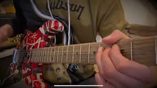 Frankie relic guitar 🔥🤯  #evhgear #frankie #frankenstrat #guitar