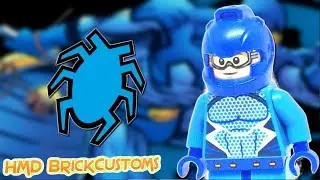 LEGO Ted Kord Blue Beetle: Custom Minifigure! DC COMICS!