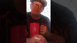 a very very special edition of my happy place with boob and Scottie.. good morning sips of coffee...