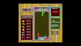 Tetris Snes9x 1.60(No Commentary) #Retrogames  #8Bit#Sega #NES
