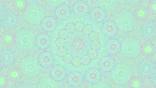 Colorful Pastel Trippy Boho Hippie Digital Abstract Kaleidoscope Mandala Animation, Funky Music