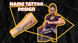 215th_ SAGAR NAME TATTOO DESIGN | BODY PIERCING | DREADLOCK | TATTOO | PUNE | YouTube