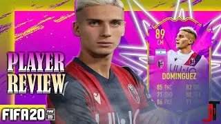 FIFA 20 FUTURE STAR DOMINGUEZ 89 PLAYER REVIEW