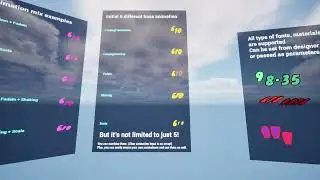Unreal Engine - Animated UI Number Renderer Widgets Demo and Usage