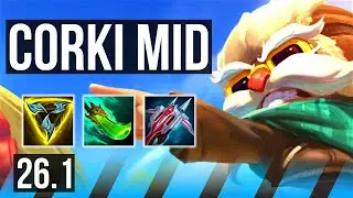CORKI vs FIZZ (MID) | Summon Aery | KR Master | 26.1