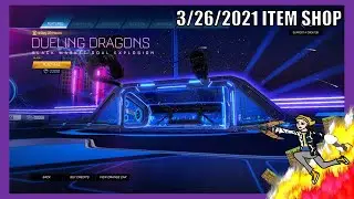 *Black Market* Black Dueling Dragons Goal Explosion! | Rocket League Item Shop (26/3/2021)