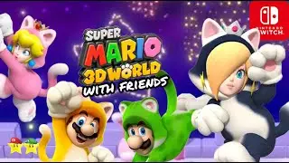 ⭐️Super Mario 3D World⭐️ - Online Multiplayer With Friends! Meow! 🐱