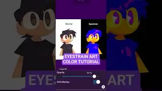 Eyestrain art color tutorial #lassotool #lassoart #eyestrain #arttut #artutorial #colorpalette