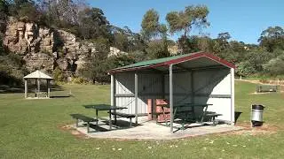 HUNTING GROUND incorporating Barbeque Area (2014) (film by Julie Gough)