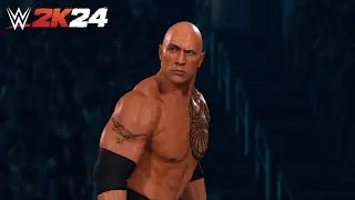 WWE 2K24 | THE ROCK Entrance | ALL Signatures & Finishers