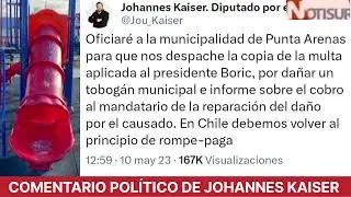 Johannes Kaiser oficiar&aacute; a la Municipalidad de Punta Arenas por el Tobog&aacute;n de Boric