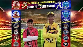 🔴Striker Chennai Kings Vs Striker Rcb  1st Striker Junior Mini Ipl U15 Cricket Tournam