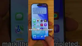 Скрытый жест выбора двумя пальцами на iPhone