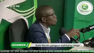 Erick Ochieng`: HoD Mass Media, Kabarak University - Waketo thenge omenda moromo mag chenro mopogore