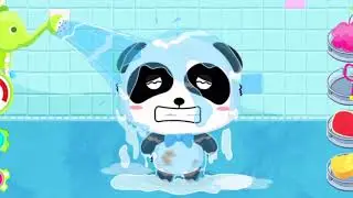 Learn And Play With Baby Panda&rsquo;s Bath Time | Kids Learning Fun Games