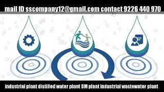 DM water machine and distil water machine wastewater treatment plant manufacturer all industry