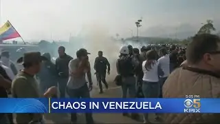 Chaos Overtakes Venezuela As Guaido Calls For Uprising To Topple Maduro