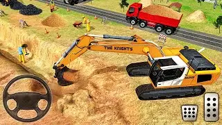 Mega Machines Construction Simulator 2018 - Highway Tunnel Construction #3 - Android Gameplay