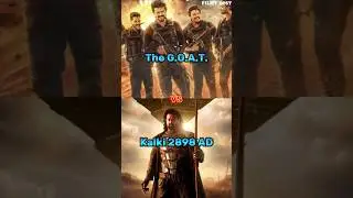 The Goat Vs Kalki 2898 AD 1st day collection comparison 📈🔥 #shorts #kalki2898ad #thegoat #prabhas