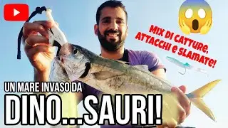UN MARE INVASO DA SAURI ENORMI 😱| Spinning Carango Ronco con Raglou | Mix di catture e slamate|Epico
