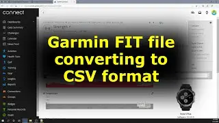 Преобразование файлов Garmin FIT в формат CSV