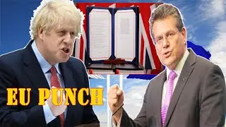 EU lashes out! Bloc threatens to hit UK with punishment tariffs unless Brexit row is fixed