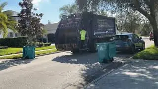 Part 1 Kowalt Heil rear loader on post Xmas recycling