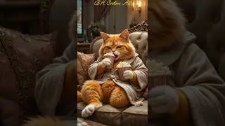 A Cat eating popcorn.#cute #cat #eating #popcorn #foryou #video #animals