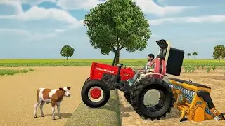 Real Indian Tractor Farming Gameplay 2026 🚜 | New Tractor Trolley Farming Game
