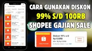Auto Dapat! Cara Gunakan Voucher 100RB Shopee Gajian Sale