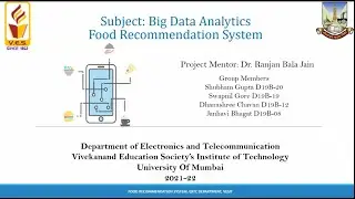 D19B G3 Big Data Analysis on Food Recommendation System
