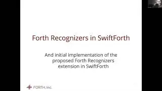 Forth Recognizers in SwiftForth -- Leon Wagner - President - FORTH, Inc. -- 2023-11-18