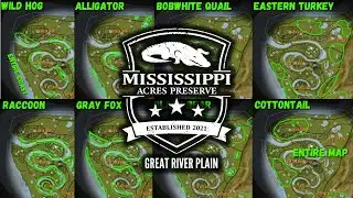 Mississippi Acres Diamond Hotspot Maps and Guide | theHunter Call of the Wild
