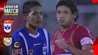 LAGA PENUH EMOSI! FULL ADU SERANGAN | PSIS VS PSM BABAK 1 ISL 2008/2009