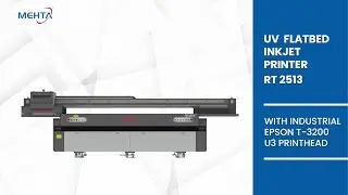 UV Flatbed Inkjet Printer RT 2513 | High-Performance Epson T3200-U3 Printhead