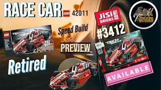 3412 - Dazzling Red Racing Car - Jisi Bricks 🏎️, Speed Build & Preview 🤓