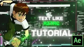 Text like @rztrc Tutorial // After Effects AMV Tutorial + (Project file)