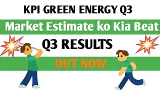 Kpi Green Q3 Results 2026 |Kpi GreenResults Today |Kpi Green Share Latest News