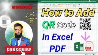 How to add Generate QR code in Excel,PDF #qrcode _excel#pdf #exceltips